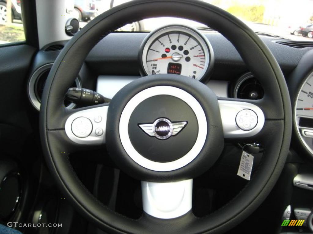 2010 Cooper Hardtop - Sparkling Silver Metallic / Grey/Carbon Black photo #16