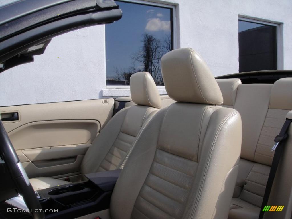 2005 Mustang GT Premium Convertible - Mineral Grey Metallic / Medium Parchment photo #11