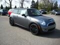 2010 Dark Silver Metallic Mini Cooper S Hardtop  photo #7