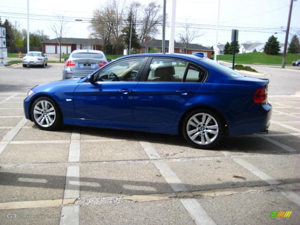 2007 3 Series 328i Sedan - Montego Blue Metallic / Beige Dakota Leather photo #5