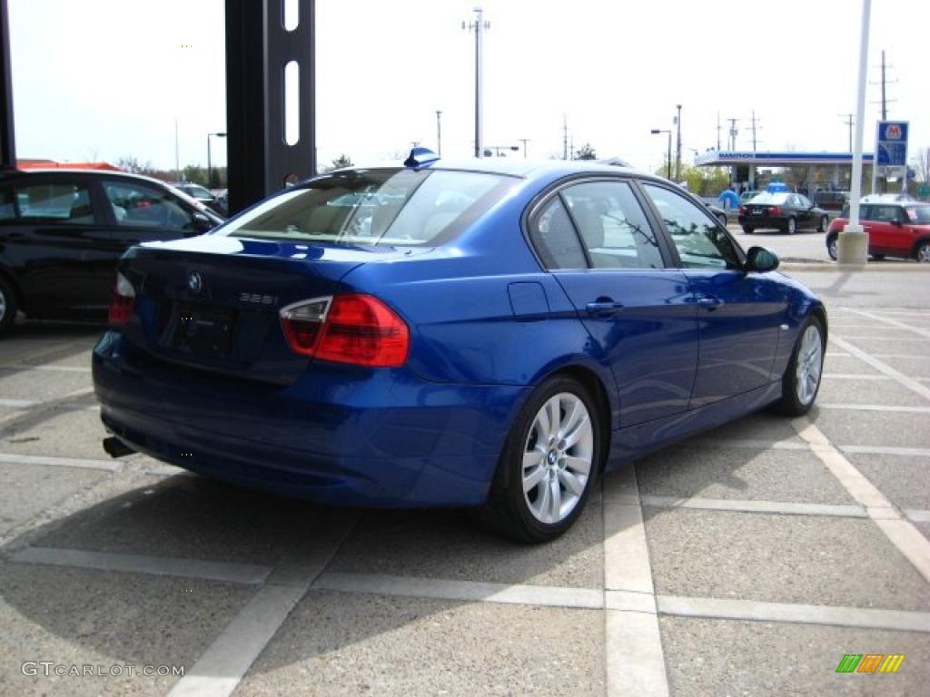 2007 3 Series 328i Sedan - Montego Blue Metallic / Beige Dakota Leather photo #8