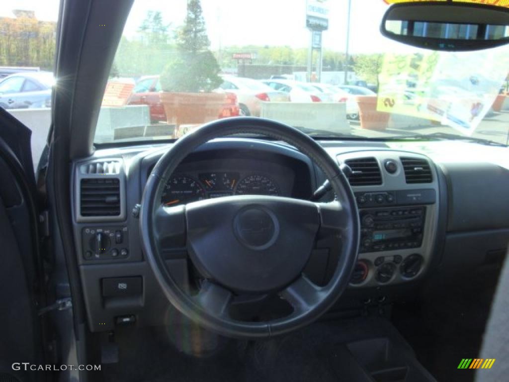 2006 Colorado Z71 Crew Cab 4x4 - Blue Granite Metallic / Very Dark Pewter photo #13