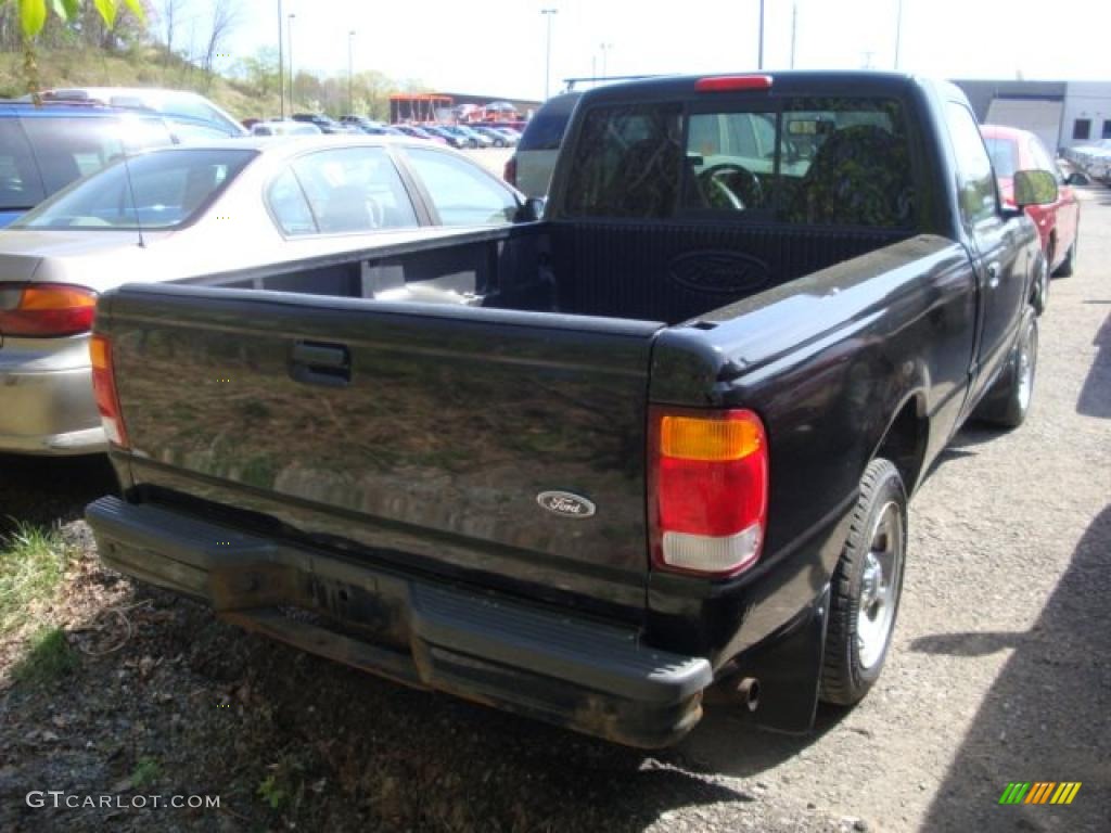 1999 Ranger Sport Regular Cab - Black Clearcoat / Medium Graphite photo #2