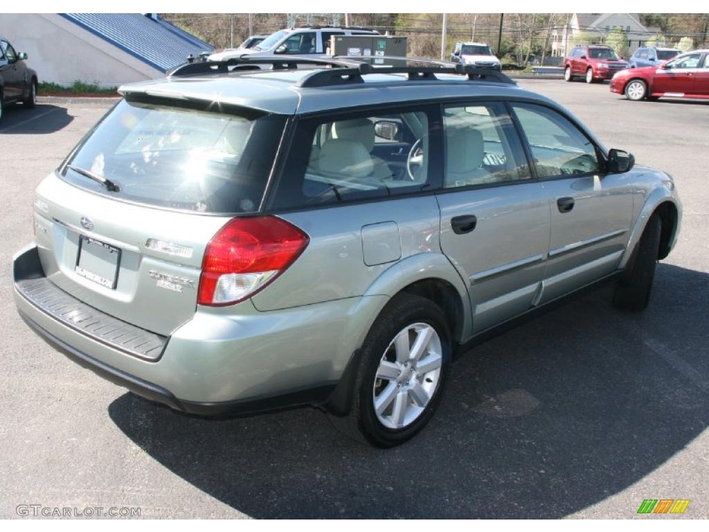 2009 Outback 2.5i Special Edition Wagon - Seacrest Green Metallic / Warm Ivory photo #5