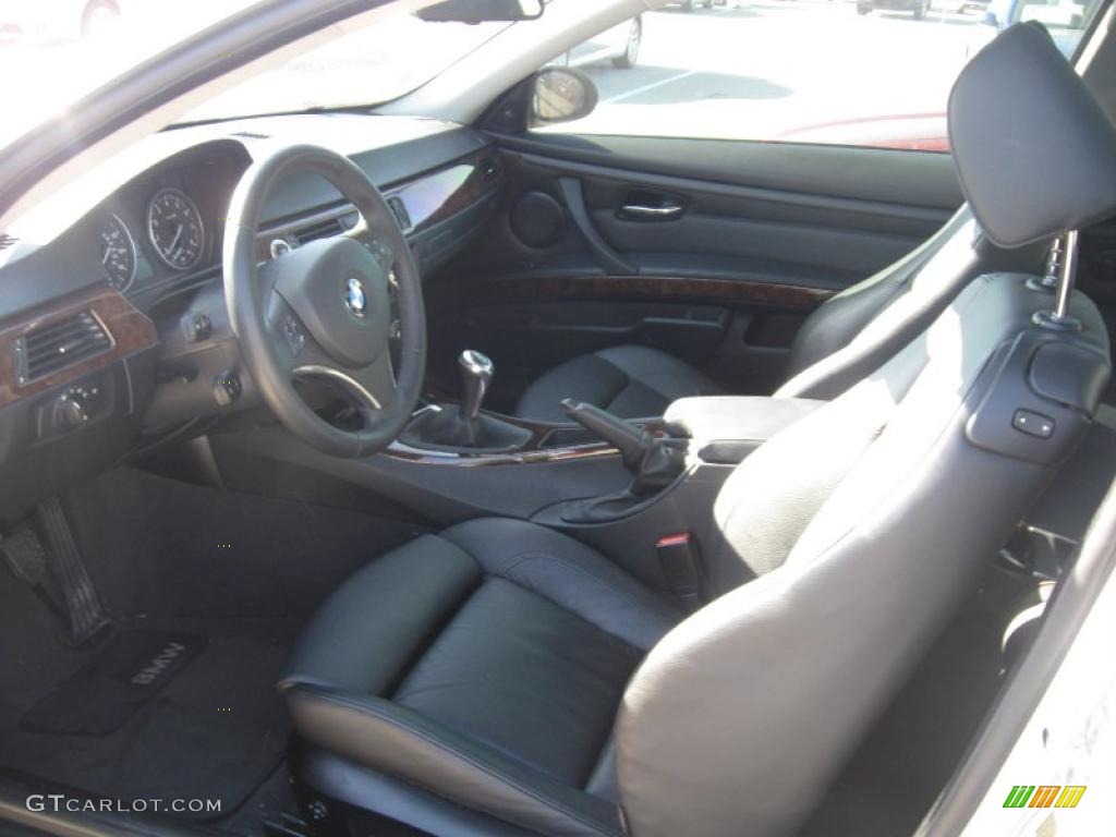 2007 3 Series 335i Coupe - Titanium Silver Metallic / Black photo #2