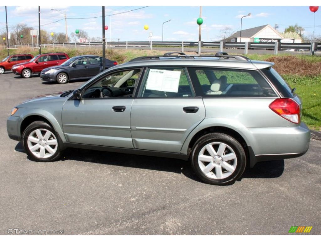 2009 Outback 2.5i Special Edition Wagon - Seacrest Green Metallic / Warm Ivory photo #9