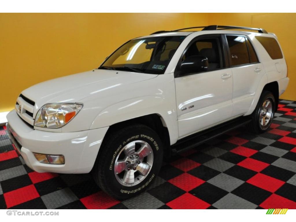 2004 4Runner SR5 4x4 - Natural White / Stone photo #3