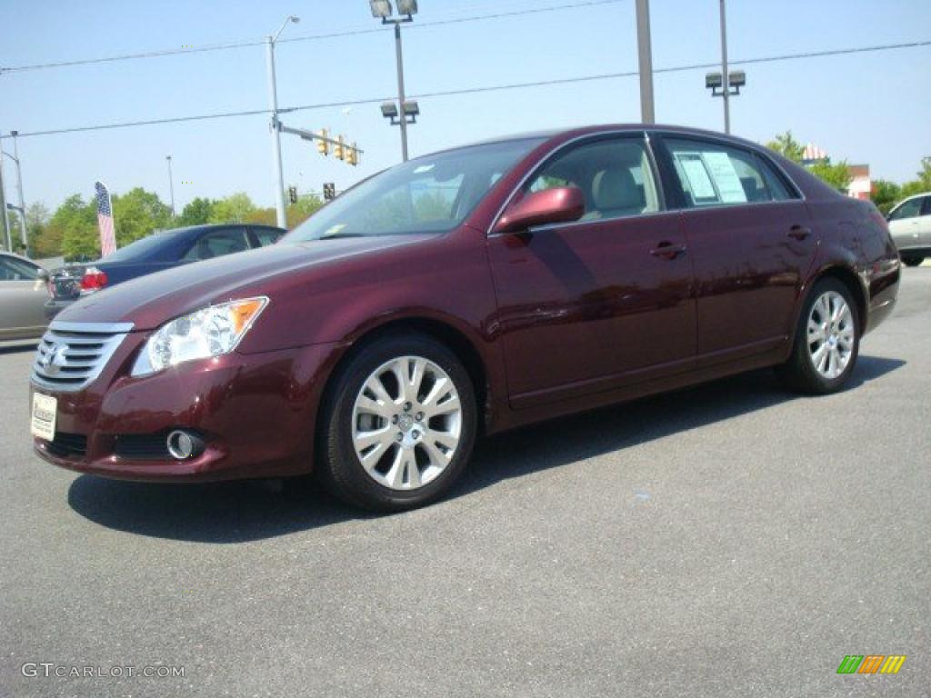 2008 Avalon XLS - Cassis Red Pearl / Ivory Beige photo #3