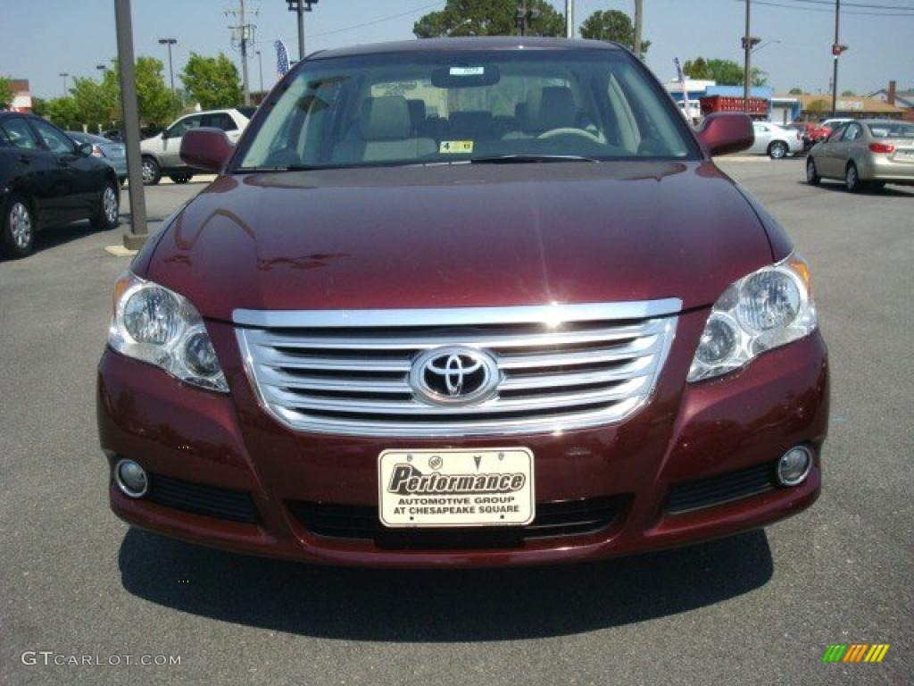 2008 Avalon XLS - Cassis Red Pearl / Ivory Beige photo #9