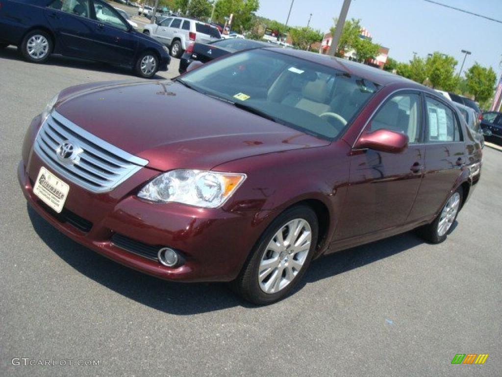 2008 Avalon XLS - Cassis Red Pearl / Ivory Beige photo #10
