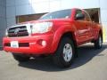 2008 Radiant Red Toyota Tacoma V6 PreRunner Access Cab  photo #1