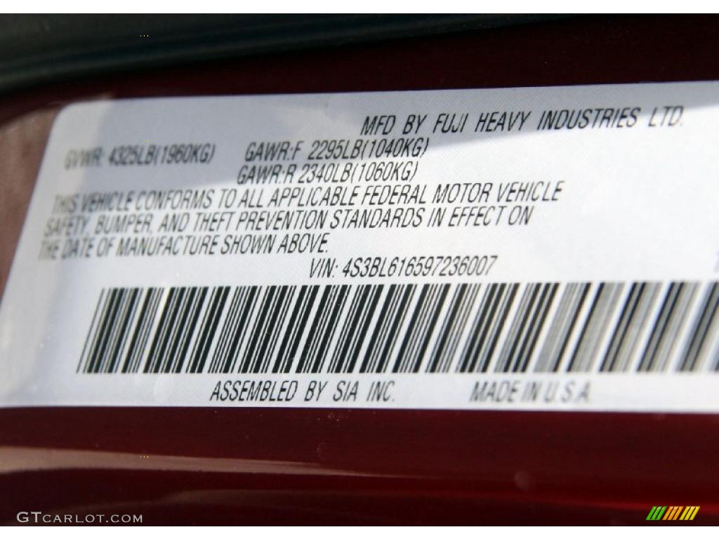 2009 Legacy 2.5i Sedan - Ruby Red Pearl / Off Black photo #25