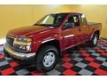 2006 Cherry Red Metallic GMC Canyon SLE Extended Cab 4x4  photo #3