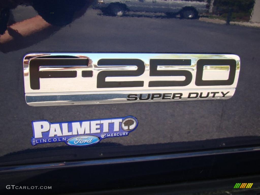 2005 F250 Super Duty Lariat FX4 Crew Cab 4x4 - Medium Wedgewood Blue Metallic / Tan photo #38