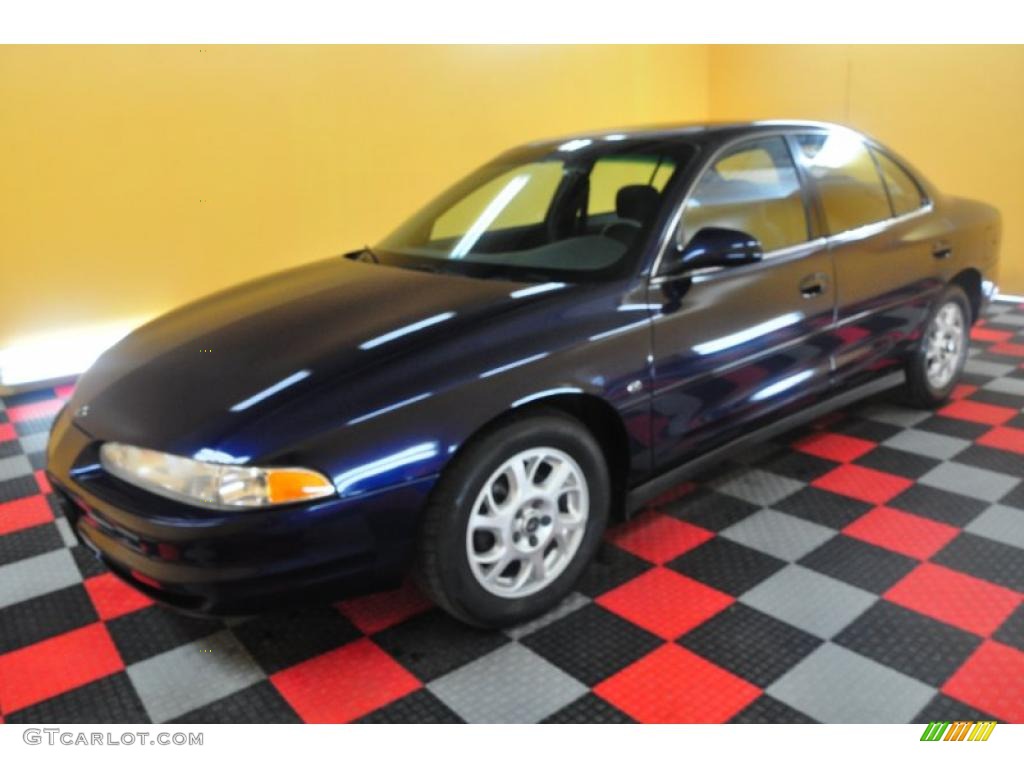 2001 Intrigue GL - Midnight Blue / Dark Gray photo #3