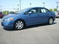 2008 Atomic Blue Metallic Honda Civic LX Sedan  photo #2