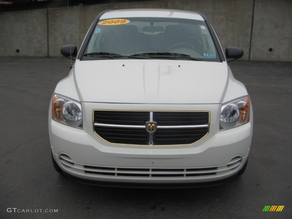 2009 Caliber SXT - Stone White / Pastel Pebble Beige photo #1