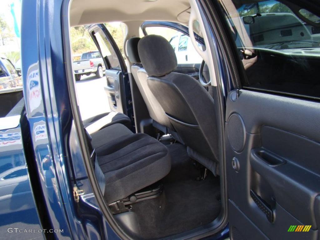 2003 Ram 1500 SLT Quad Cab - Patriot Blue Pearl / Dark Slate Gray photo #35