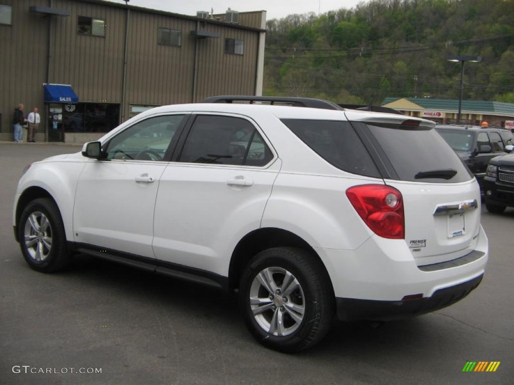 2010 Equinox LT AWD - Summit White / Jet Black photo #4