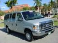 2008 Silver Metallic Ford E Series Van E350 Super Duty XLT Passenger  photo #1