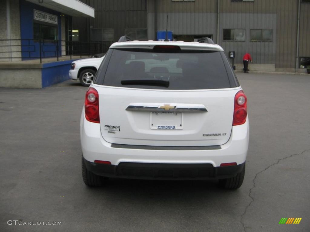 2010 Equinox LT AWD - Summit White / Jet Black photo #5