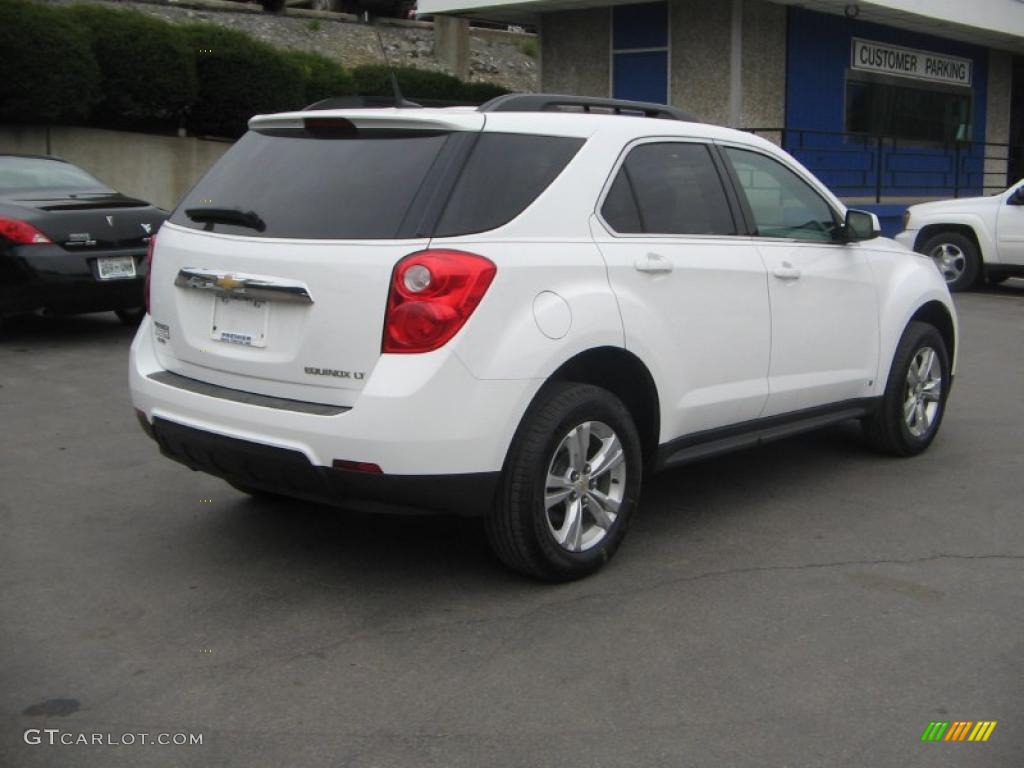 2010 Equinox LT AWD - Summit White / Jet Black photo #6