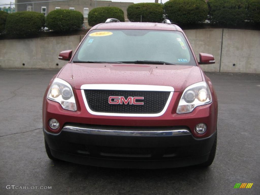 2007 Acadia SLT AWD - Red Jewel Tintcoat / Ebony photo #1
