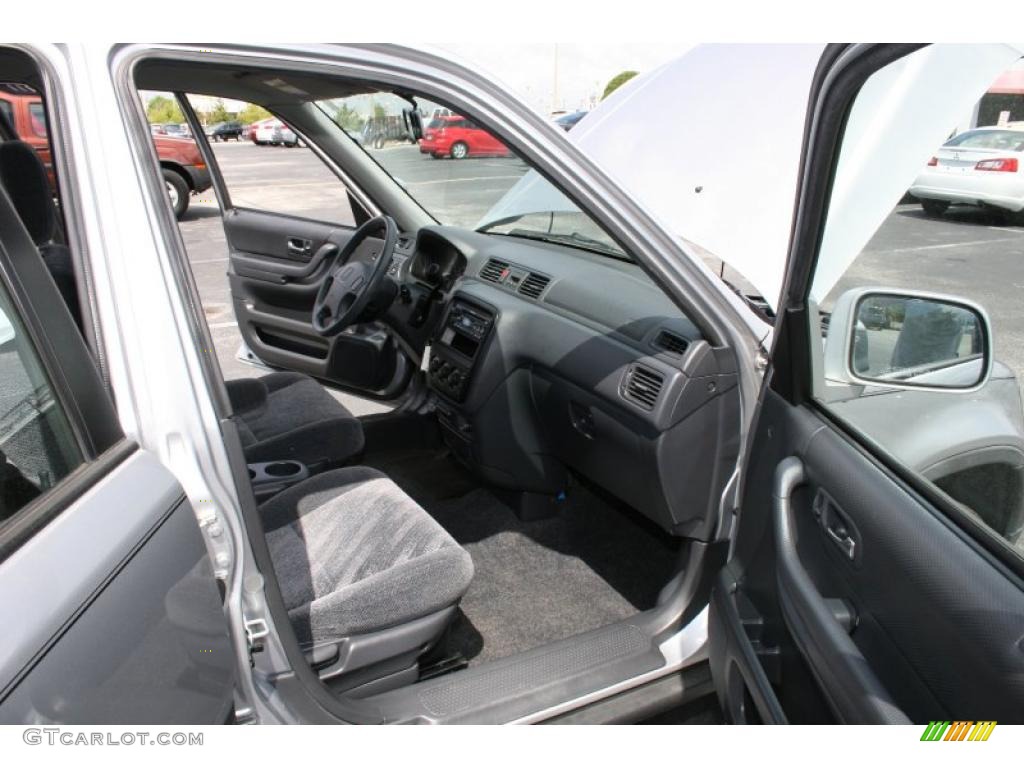 2001 CR-V EX 4WD - Satin Silver Metallic / Dark Gray photo #9
