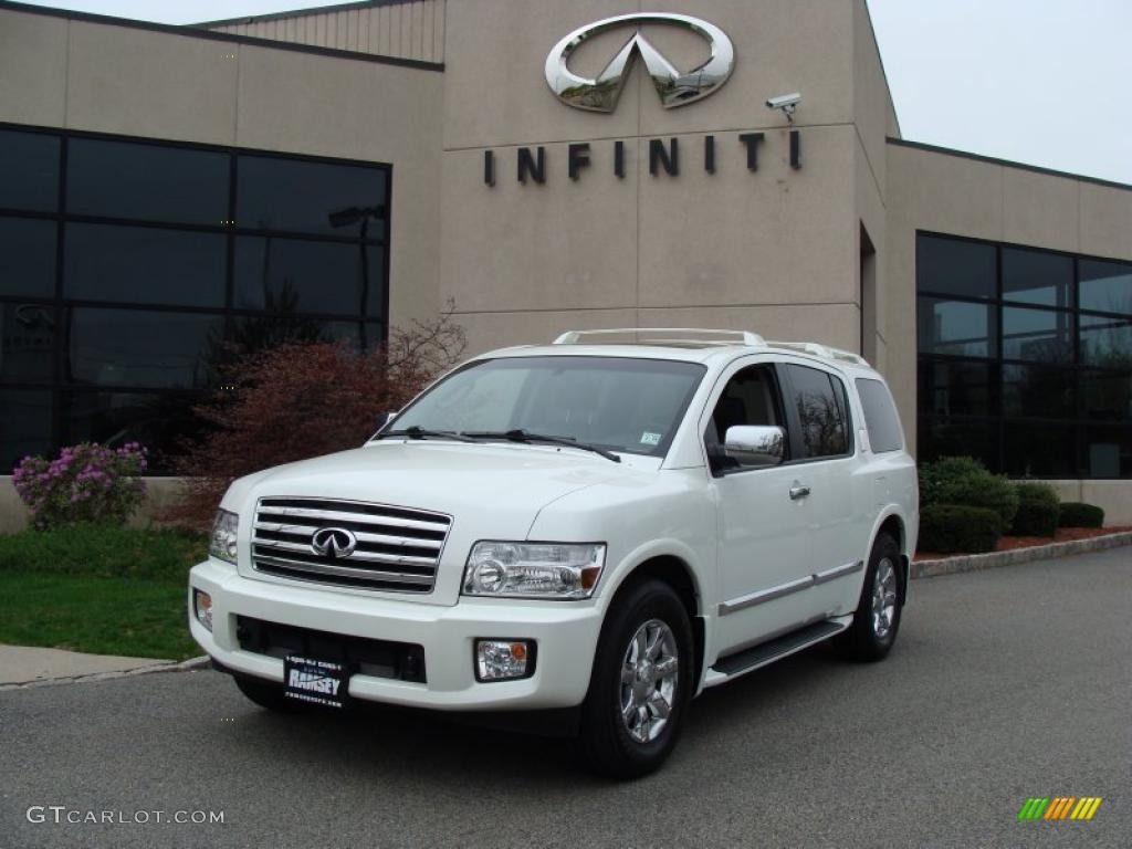 2007 QX 56 4WD - Tuscan Pearl / Graphite Black photo #1