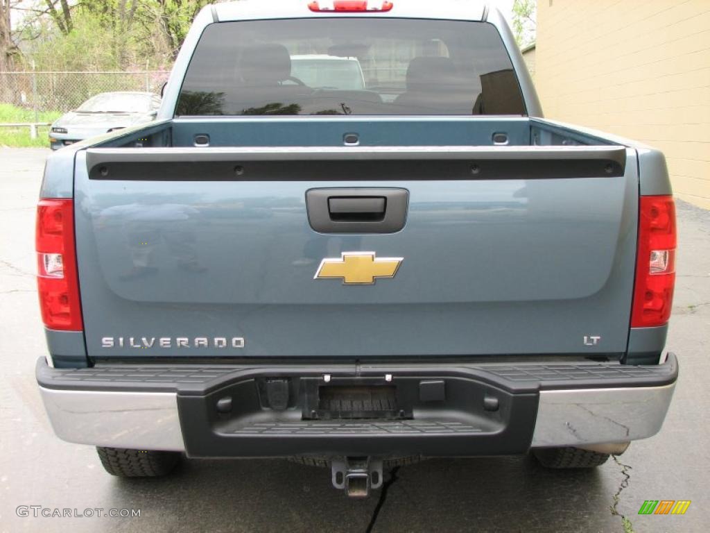 2009 Silverado 1500 LT Z71 Crew Cab 4x4 - Blue Granite Metallic / Dark Titanium photo #6