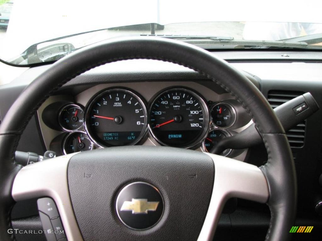2009 Silverado 1500 LT Z71 Crew Cab 4x4 - Blue Granite Metallic / Dark Titanium photo #10