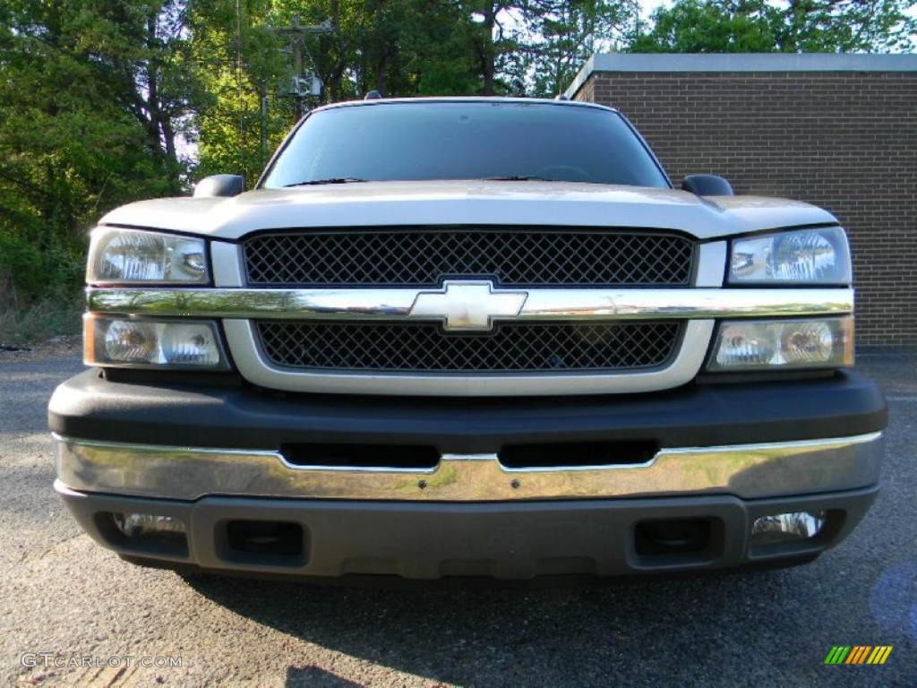 2005 Silverado 1500 LS Crew Cab - Silver Birch Metallic / Medium Gray photo #3