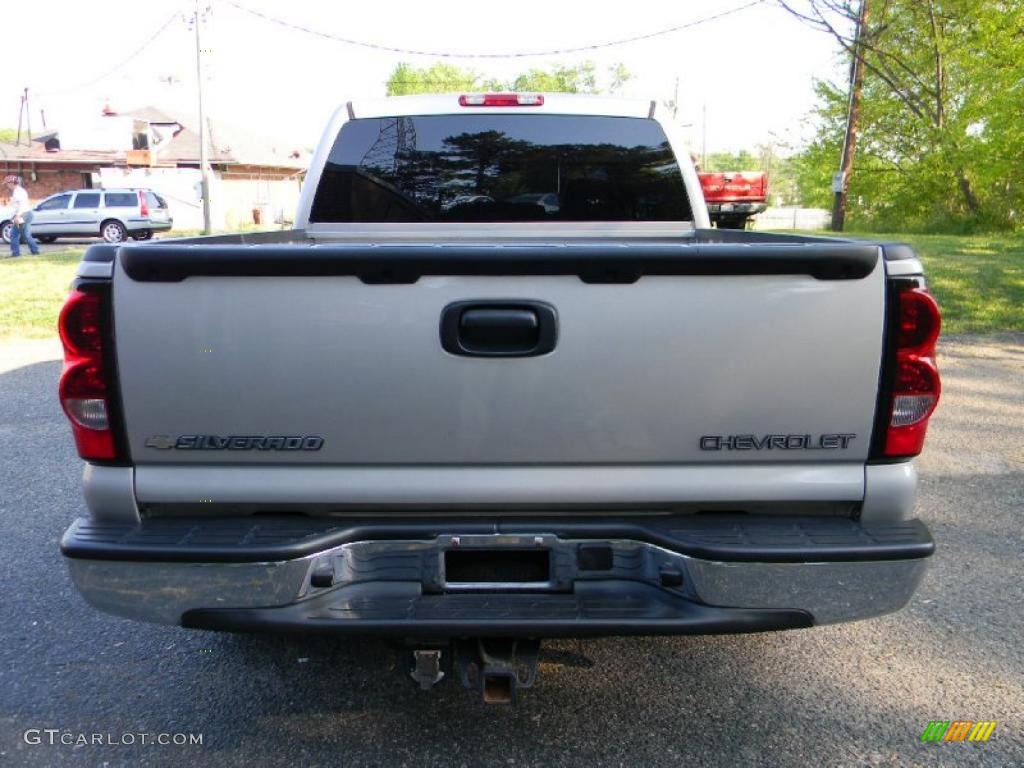 2005 Silverado 1500 LS Crew Cab - Silver Birch Metallic / Medium Gray photo #7