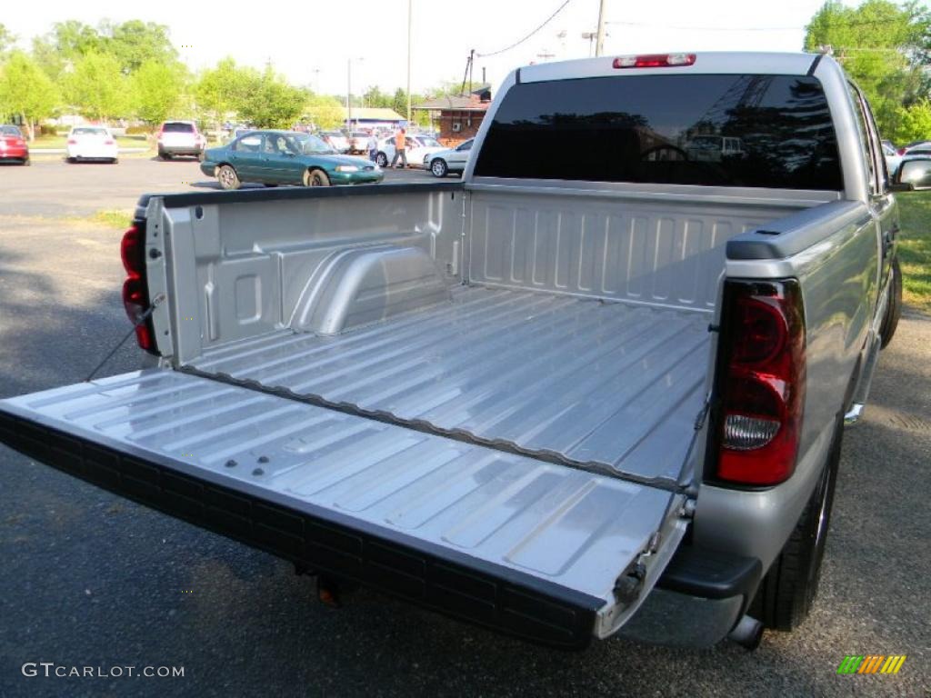 2005 Silverado 1500 LS Crew Cab - Silver Birch Metallic / Medium Gray photo #18