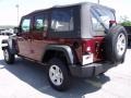 2010 Red Rock Crystal Pearl Jeep Wrangler Unlimited Sport 4x4  photo #6