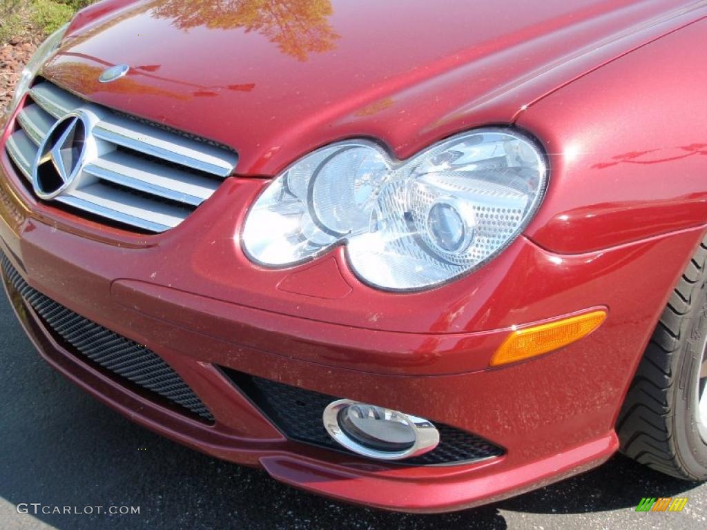 2007 SL 550 Roadster - Storm Red Metallic / Stone photo #11