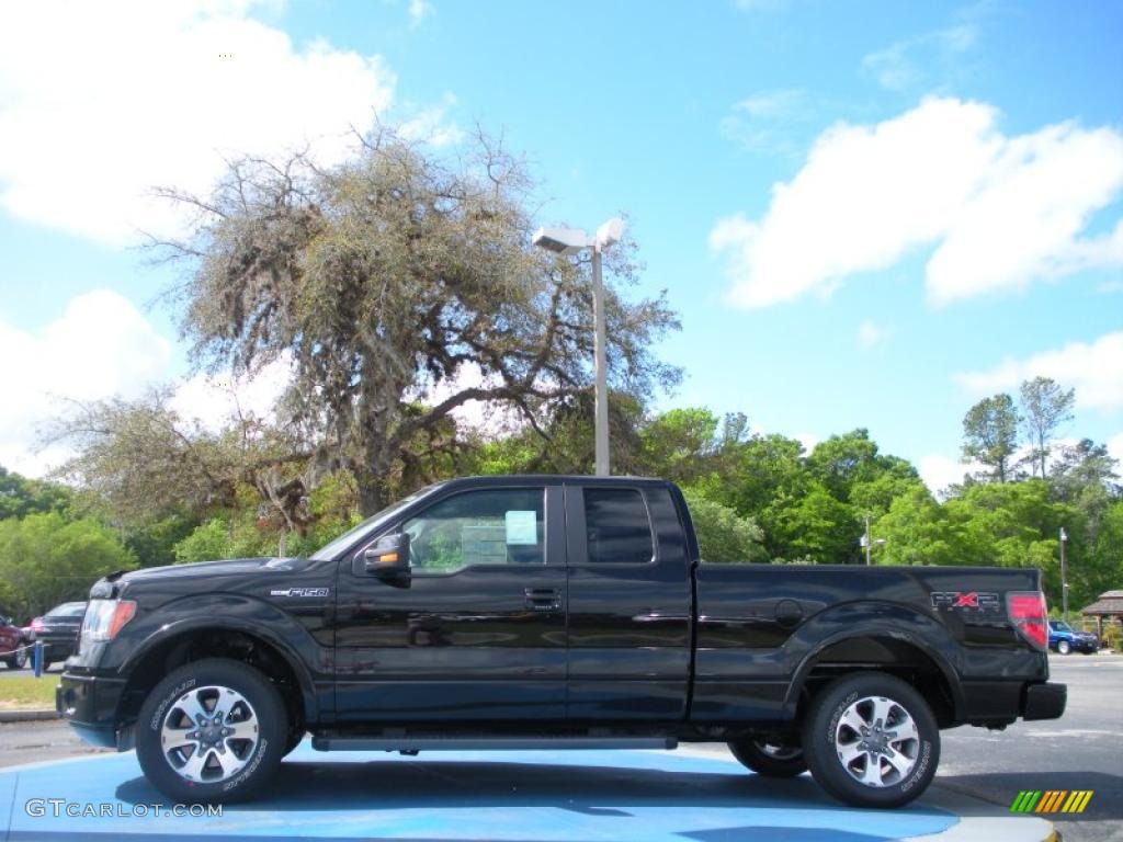 2010 F150 FX2 SuperCab - Tuxedo Black / Black photo #2