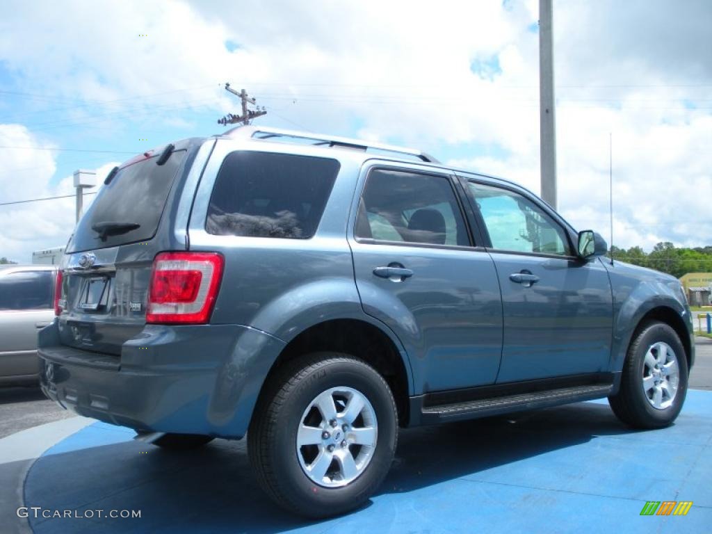 2010 Escape Limited V6 - Steel Blue Metallic / Camel photo #3