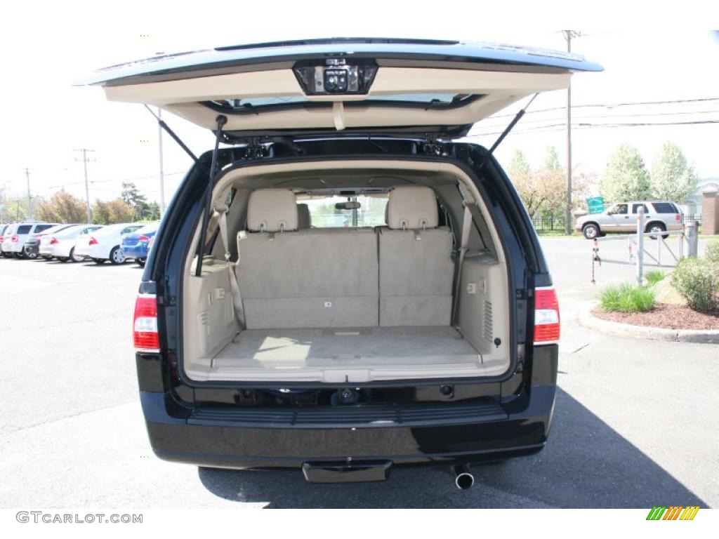 2008 Navigator L Luxury 4x4 - Black / Stone/Charcoal Black photo #9