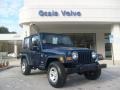 2004 Patriot Blue Pearl Jeep Wrangler X 4x4  photo #1