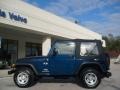 2004 Patriot Blue Pearl Jeep Wrangler X 4x4  photo #6