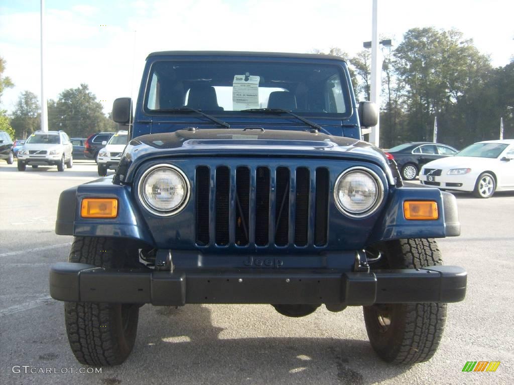 2004 Wrangler X 4x4 - Patriot Blue Pearl / Dark Slate Gray photo #8
