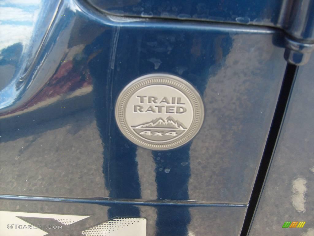 2004 Wrangler X 4x4 - Patriot Blue Pearl / Dark Slate Gray photo #12