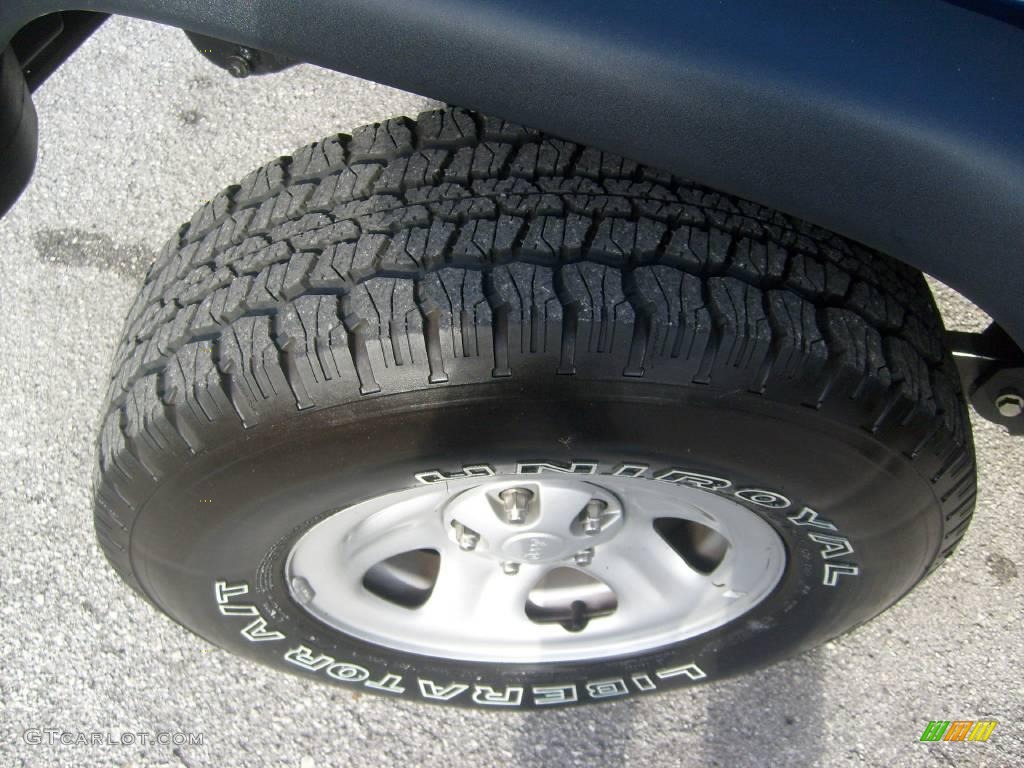 2004 Wrangler X 4x4 - Patriot Blue Pearl / Dark Slate Gray photo #14