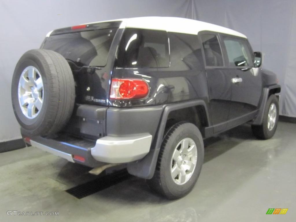 2007 FJ Cruiser 4WD - Black Diamond / Dark Charcoal photo #3