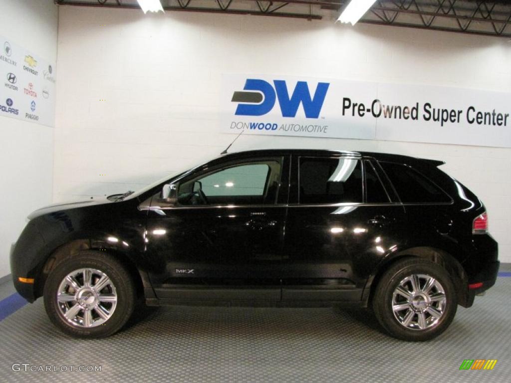 2007 MKX AWD - Black / Charcoal Black photo #5