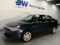 2009 Vista Blue Metallic Ford Focus SES Sedan  photo #2