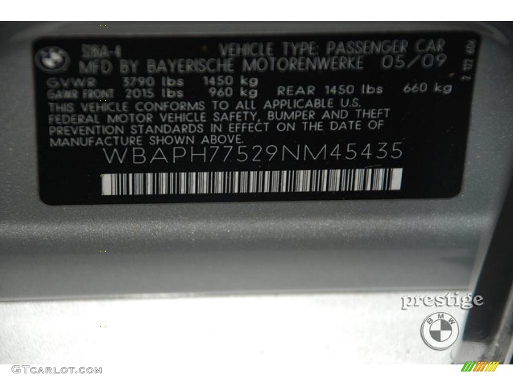 2009 3 Series 328i Sedan - Titanium Silver Metallic / Grey Dakota Leather photo #8