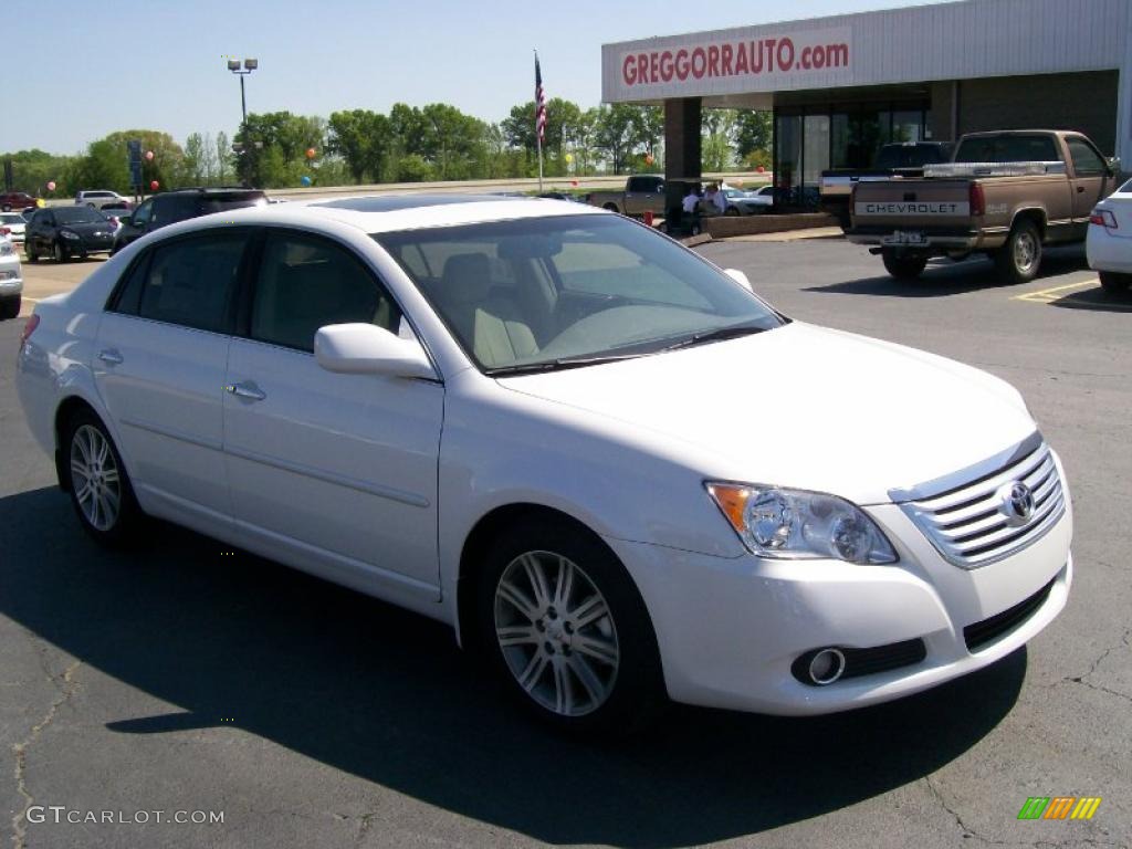 2010 Avalon Limited - Blizzard White Pearl / Ivory photo #1