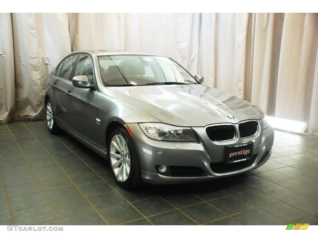 2010 3 Series 328i xDrive Sedan - Space Gray Metallic / Black photo #6